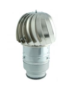 Skorstenssnurra 125 aluminium
