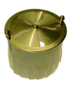 Spiralventil mässing 4'' med stos
